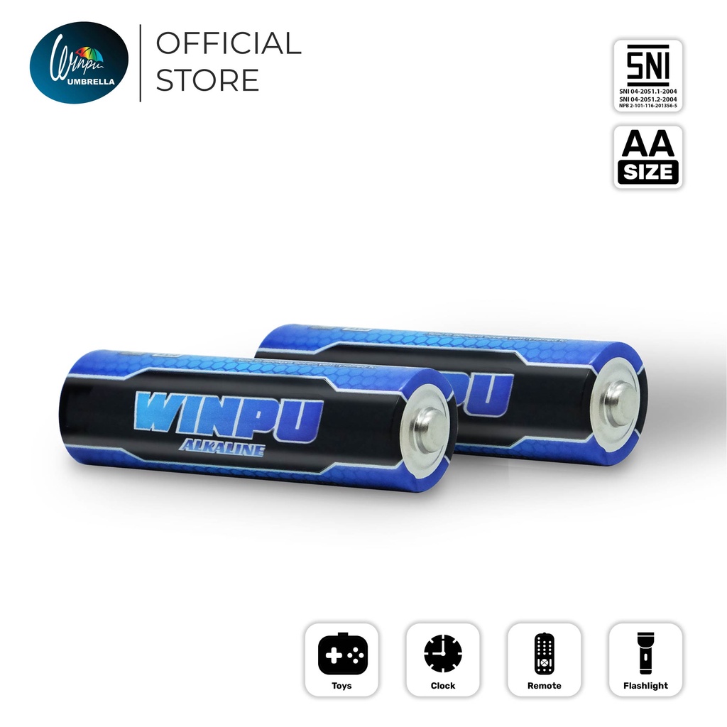 Jual WINPU Batu Baterai Alkaline AA Super Murah | Shopee Indonesia