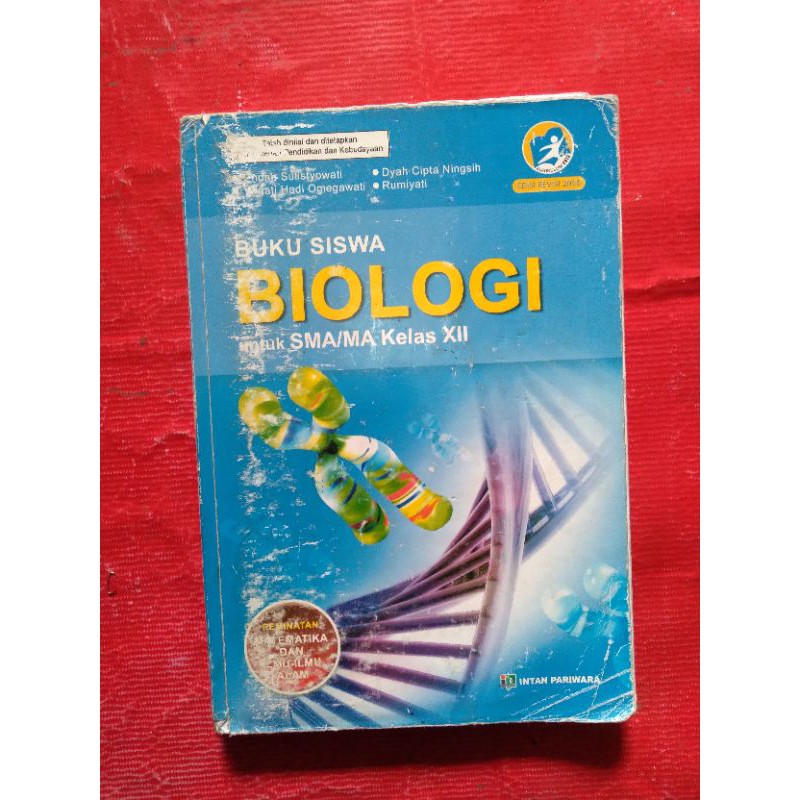 Jual Buku Siswa Biologi Kelas 3 SMA Kurikulum 13 Edisi Revisi | Shopee ...