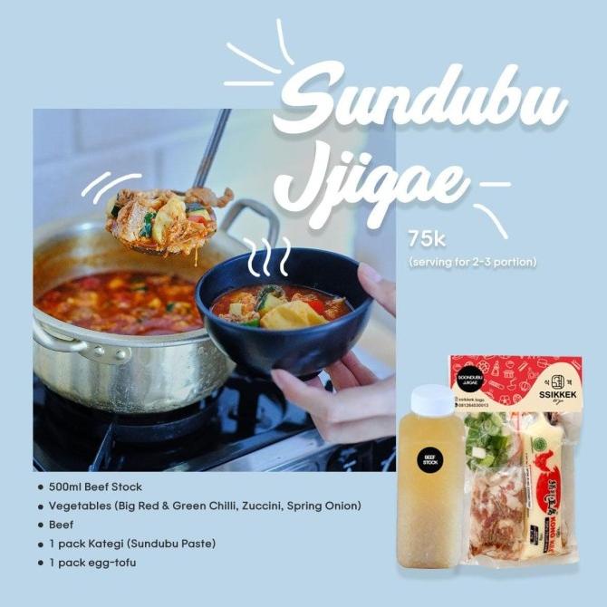 Jual Ssikkek Sundubu Jjigae (Instant) Soup Pedas Korea (Tahu Dan Sapi