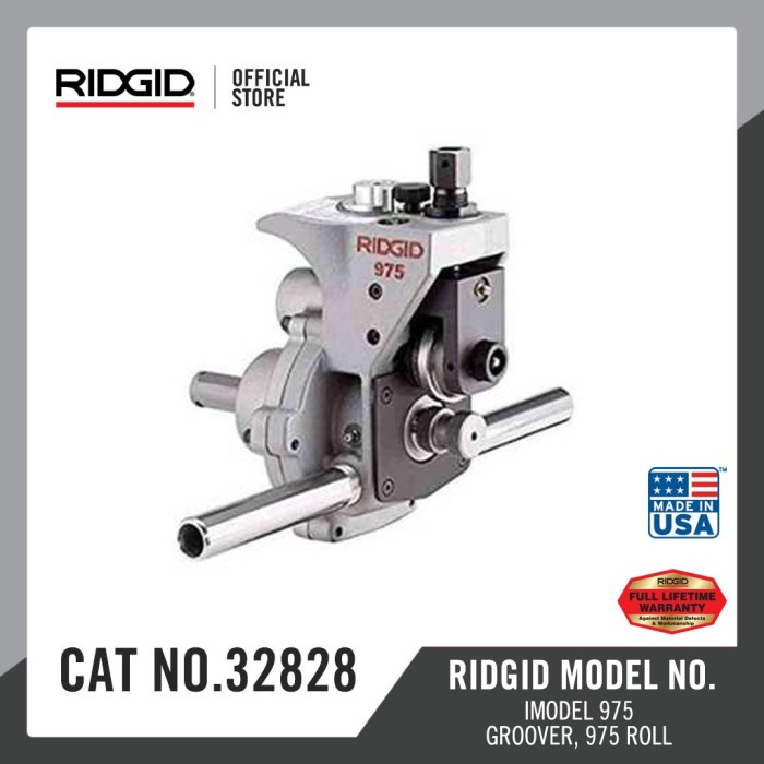 Ridgid 975 combo roll groover 25638 hot sale