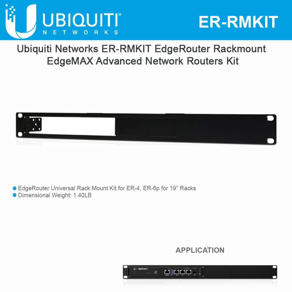 Jual Ubiquiti ER-RMKIT EdgeMAX Universal Rack-mount Kit for ER4 ER6P ...