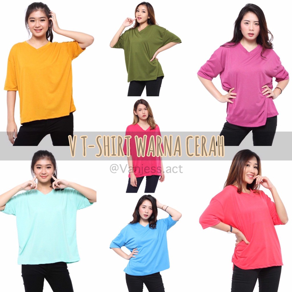warna baju t shirt