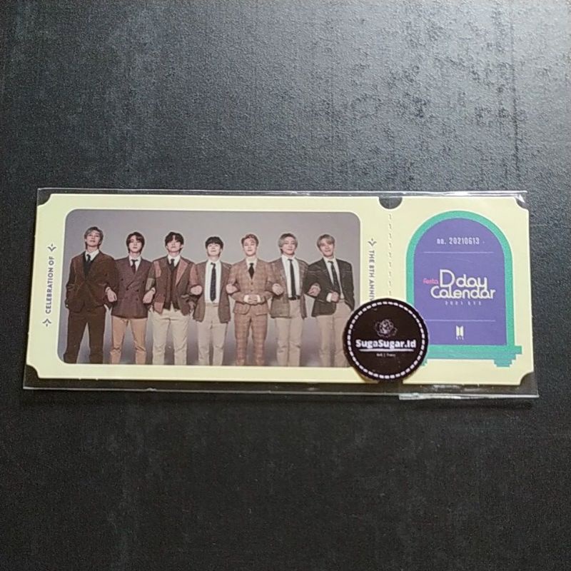 Jual D day calendar ticket photo | Shopee Indonesia