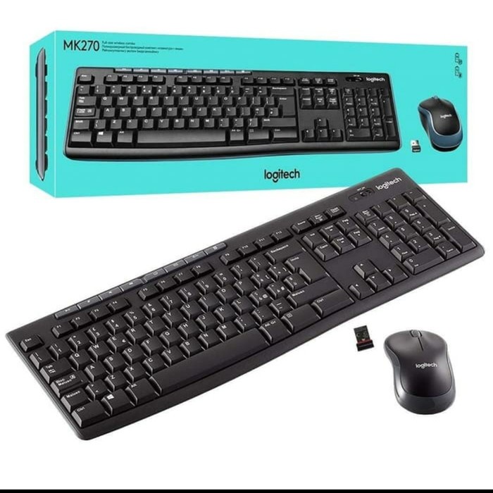 Jual LOGITECH MK 270 R Wireless Keyboard Mouse Garansi Resmi | Shopee ...