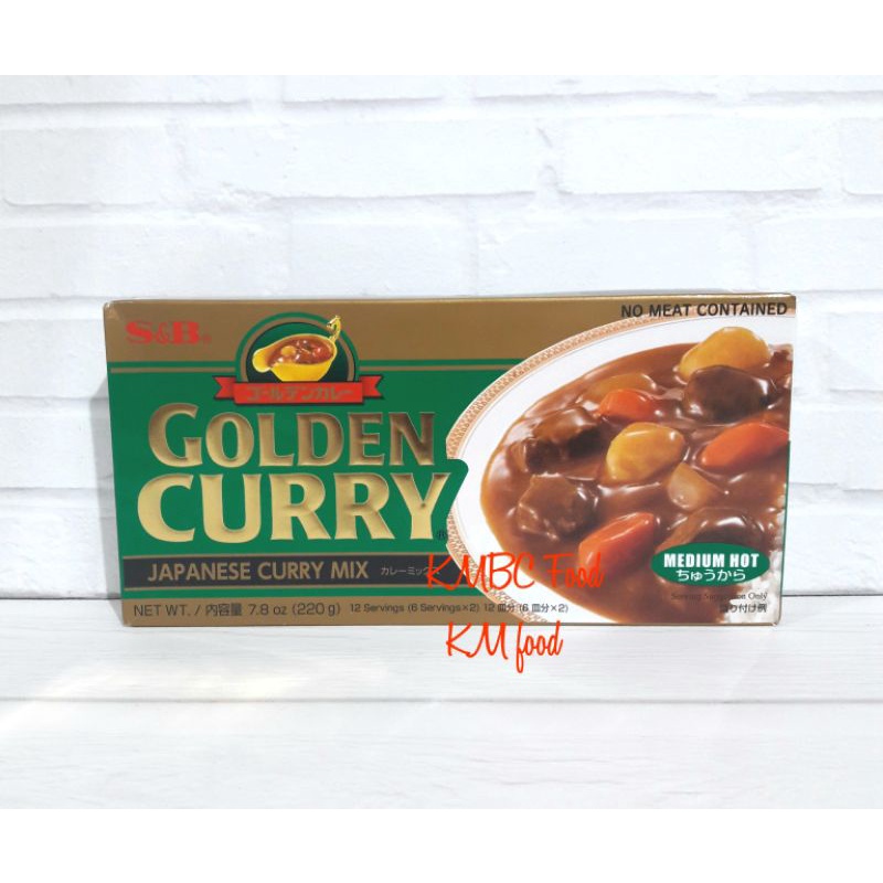 Jual S&B Golden Curry Medium Hot 220 Gr - Japan | Shopee Indonesia