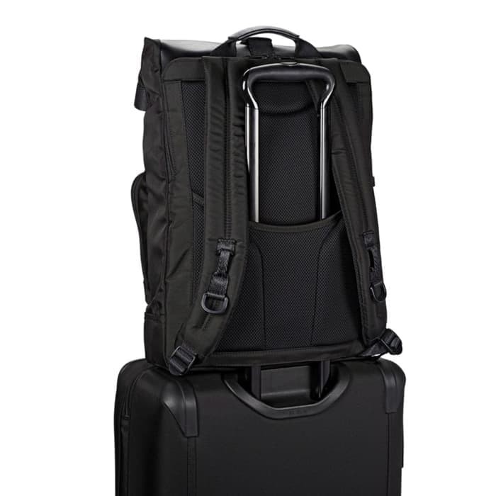 Jual Tumi London Roll Top Backpack Black Shopee Indonesia