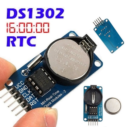 Jual DS1302 Real Time Clock DS 1302 RTC Modul Pencacah Waktu Arduino ...