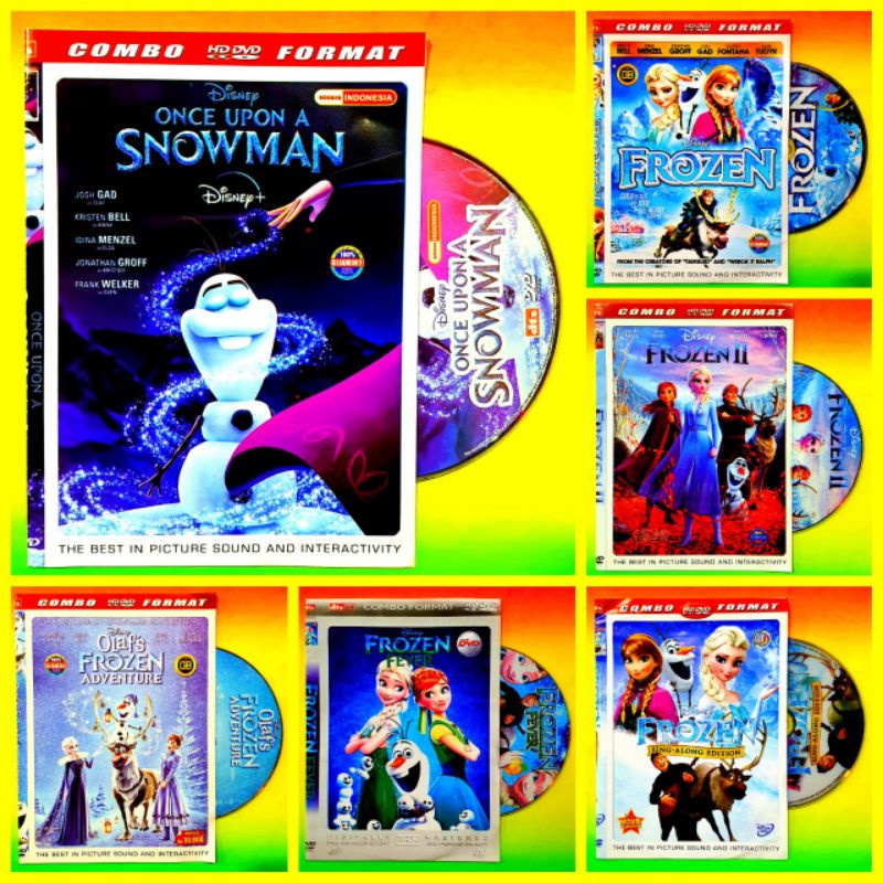 Jual KASETDVD DISC VIDEO ELSA FROZEN MOVIE LENGKAP HD DTS JERNIH KASET ...