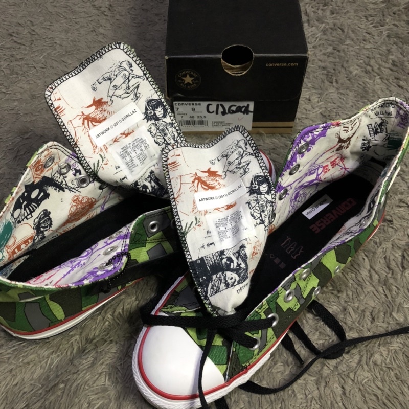 Jual Converse CT Classic X Gorillaz Camo Music Series Shopee Indonesia