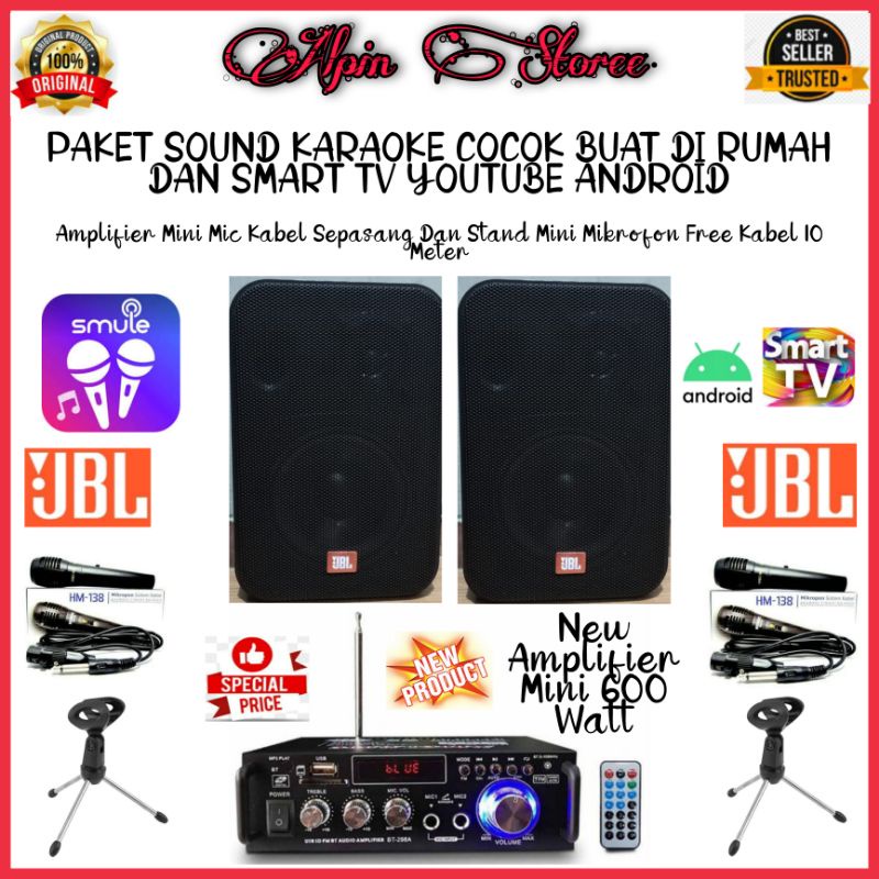 Paket karaoke sale rumah jbl