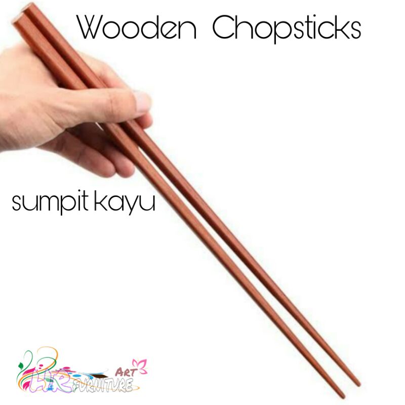 Jual Sumpit Kayu Wooden Chopstick Shopee Indonesia