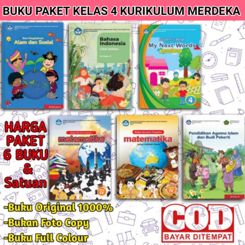 Jual Buku Paket KELAS 4 Kurikulum Merdeka Sekolah Penggerak IV | Shopee ...