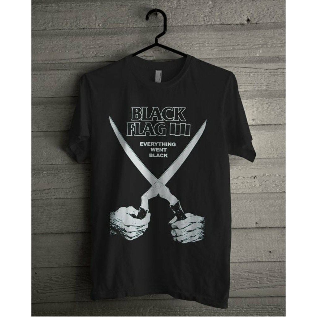 Jual BLACK FLAG Band TShirt Kaos Band Music Original Shopee Indonesia