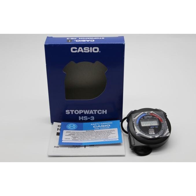 Jual Stopwatch Casio HS 3 - Alat Pengukur Waktu Casio HS-3 | Shopee ...