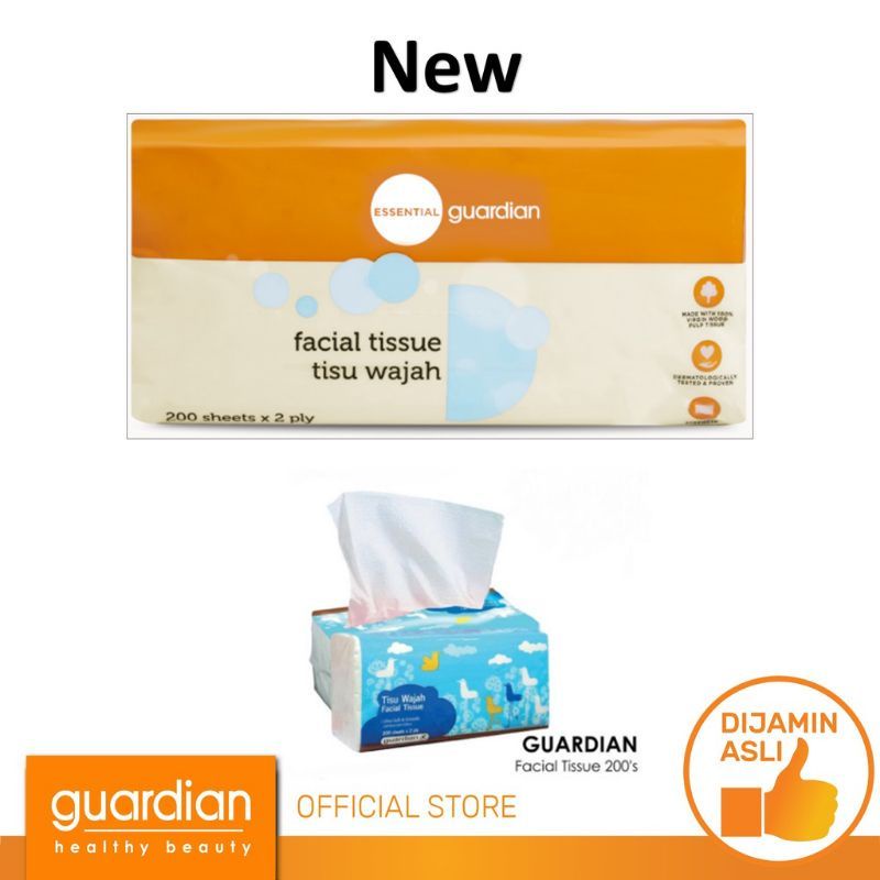 Jual Tissue /Tisu wajah / Tisu Lembut dan halus 200 Sheet 50 sheet ...