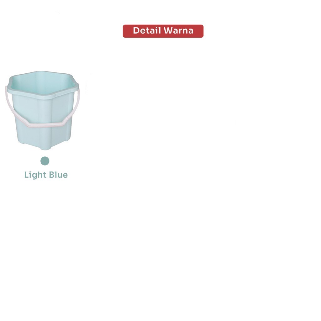 Jual EMBER PLASTIK GAGANG SEGI 6 PASTEL - 3 GALON - 10 LITER | Shopee ...