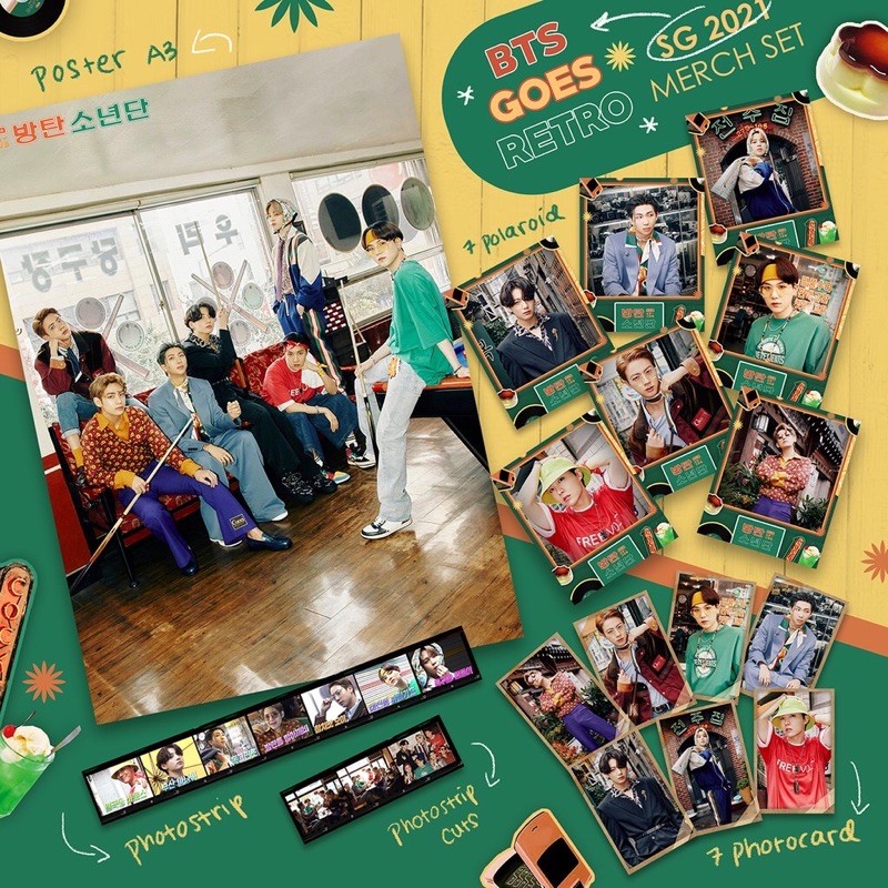 Jual BTS GOES RETRO SG 2021 SET | Shopee Indonesia