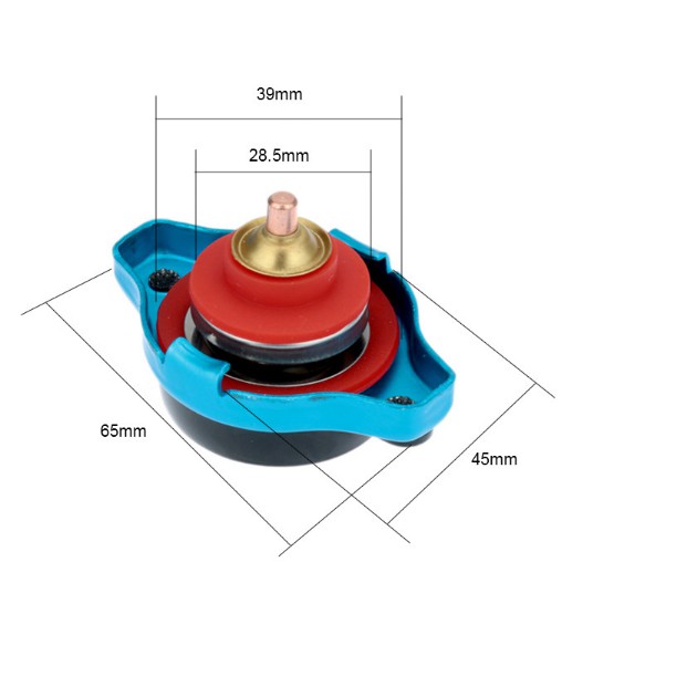 Jual Radiator Cap D1 spec 1.1 BAR Tutup radiator ORIGINAL | Shopee ...