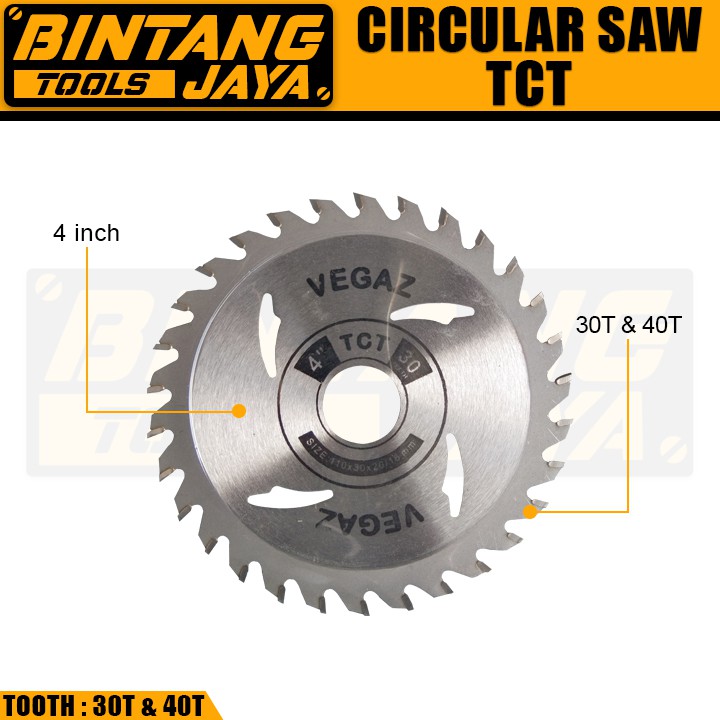 Jual Pisau Gergaji Circular Saw Tct Mata Gergaji Kayu Inch Gergaji Shopee Indonesia