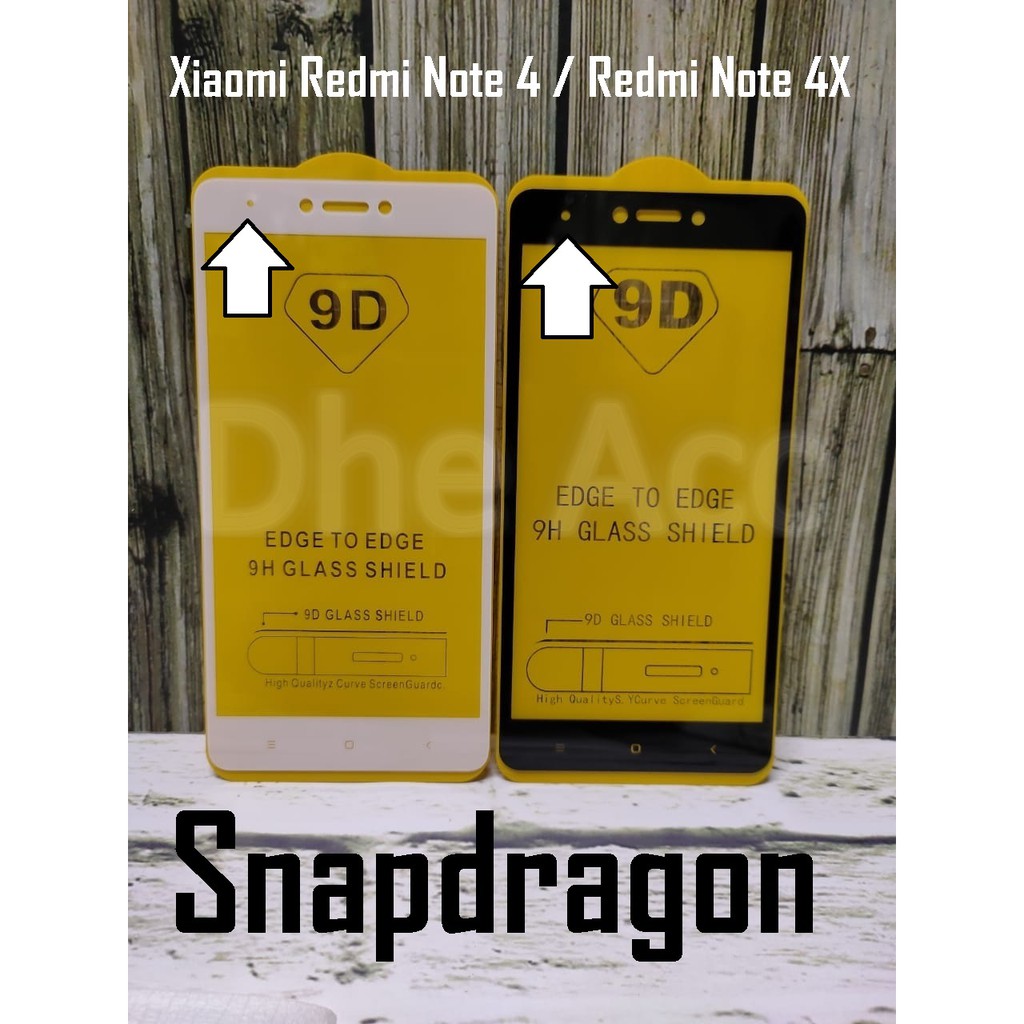 Tempered Glass XIAOMI REDMI NOTE 4X Note Full Cover - Main Image