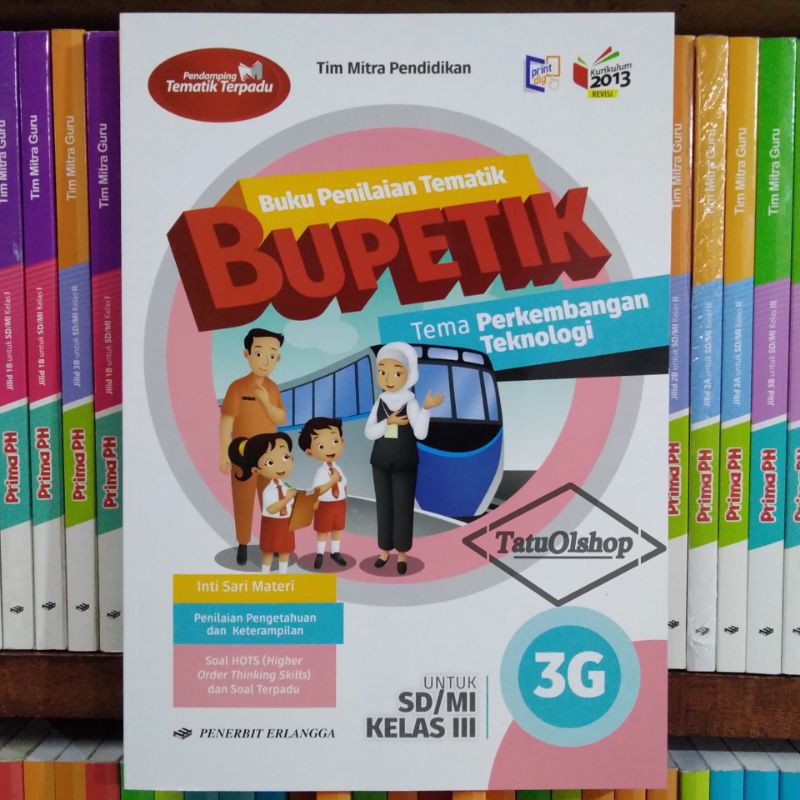 Jual Buku Bupetik Kelas 3 SD 3E 3F 3G 3H 3A 3B 3C 3D K13 Revisi ...