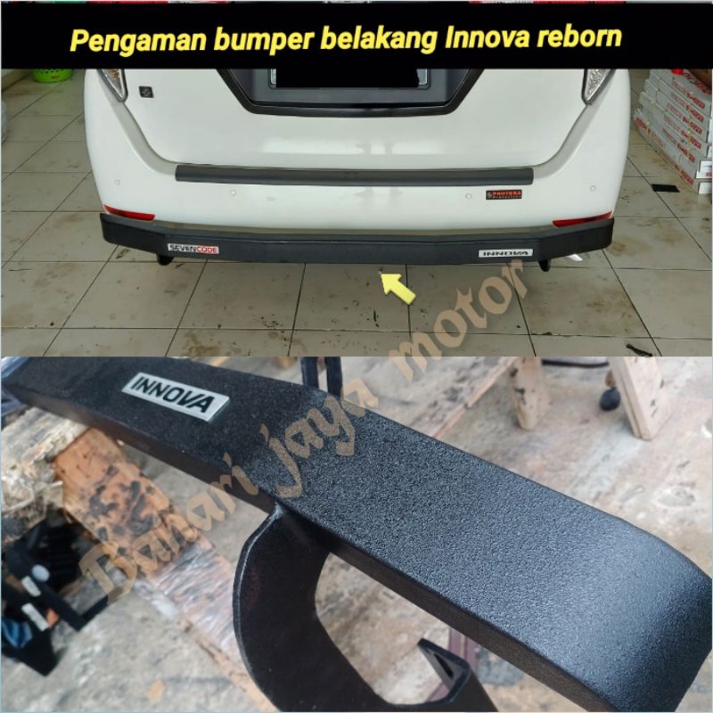 Jual REAR BUMPER GUARD/PENGAMAN BUMPER BELAKANG INNOVA REBORN BAHAN BESI Shopee Indonesia