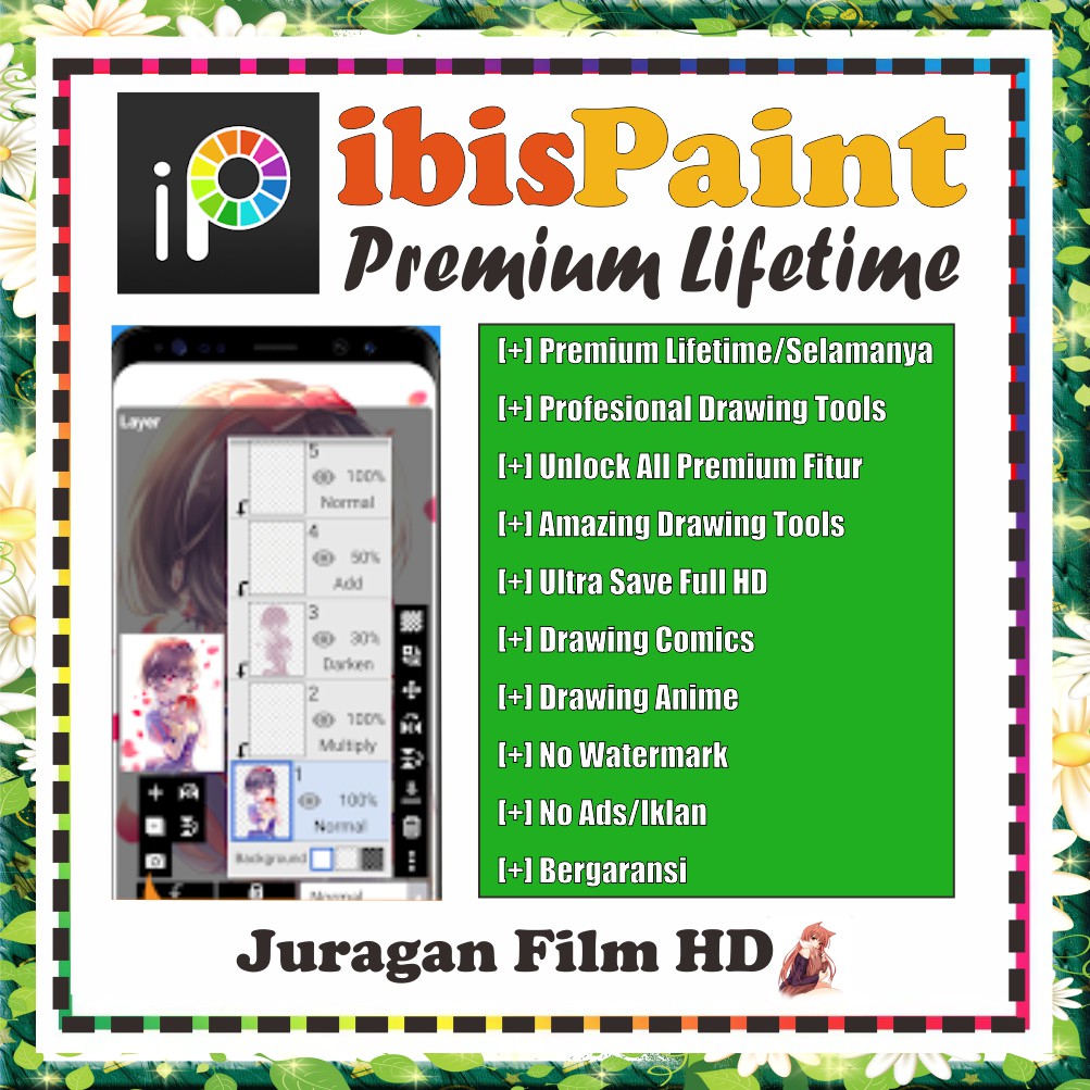 Jual ibisPaint Premium Lifetime Seumur Hidup Bergaransi Shopee