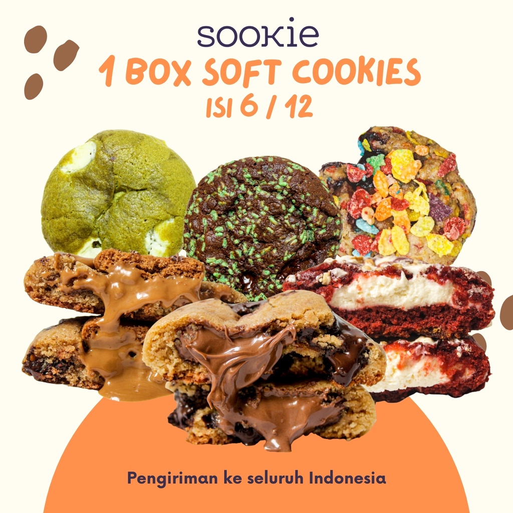 Jual 1 BOX Hampers Soft Cookies by Sookie (Bebas pilih RASA) | Shopee ...