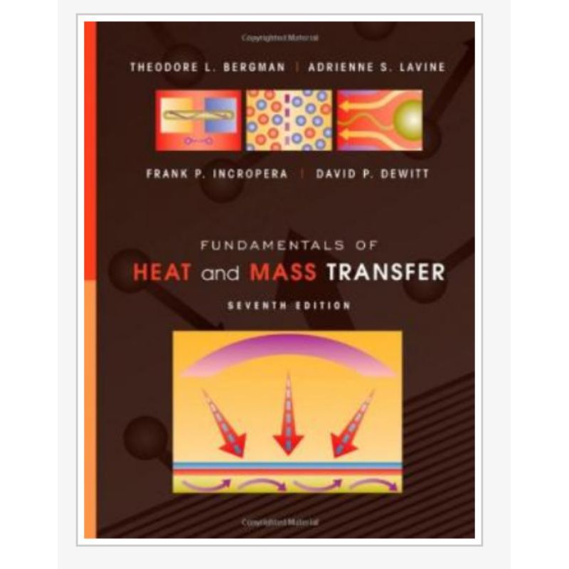Jual Fundamentals of Heat and Mass Transfer 7th Seventh Edition