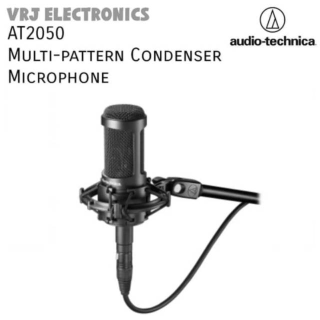 Jual Audio Technica AT2050 Multi-pattern Condenser Microphone | Shopee ...
