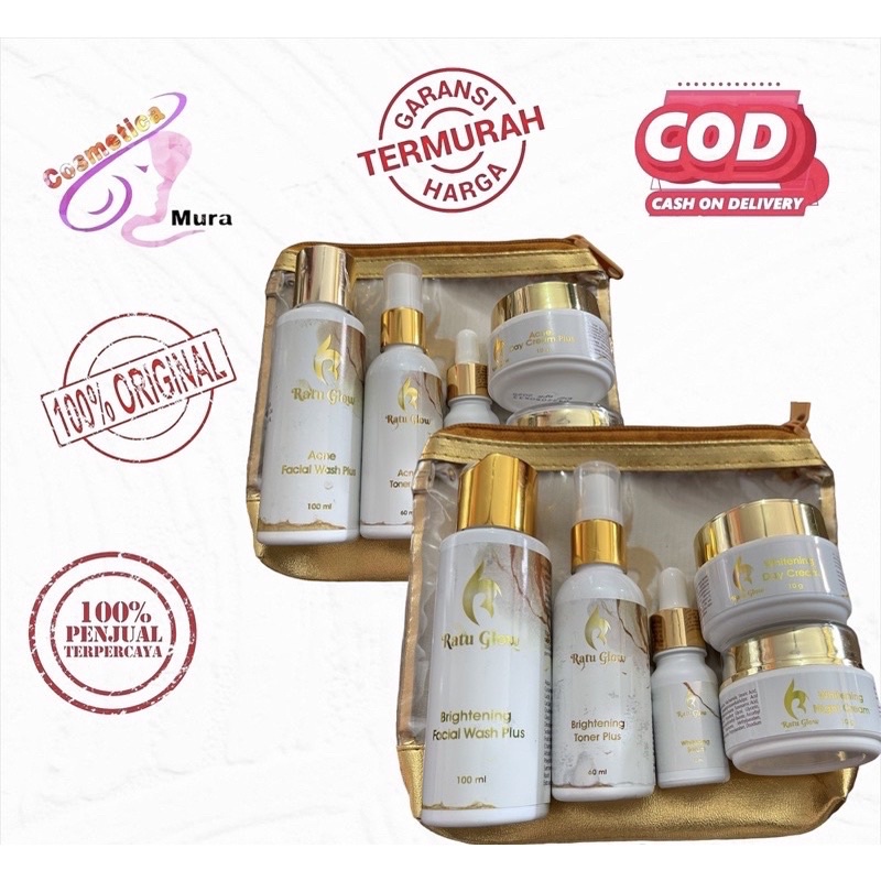 Jual ** RATU GLOW SKINCARE ** cream aman bagus Original ratu glow