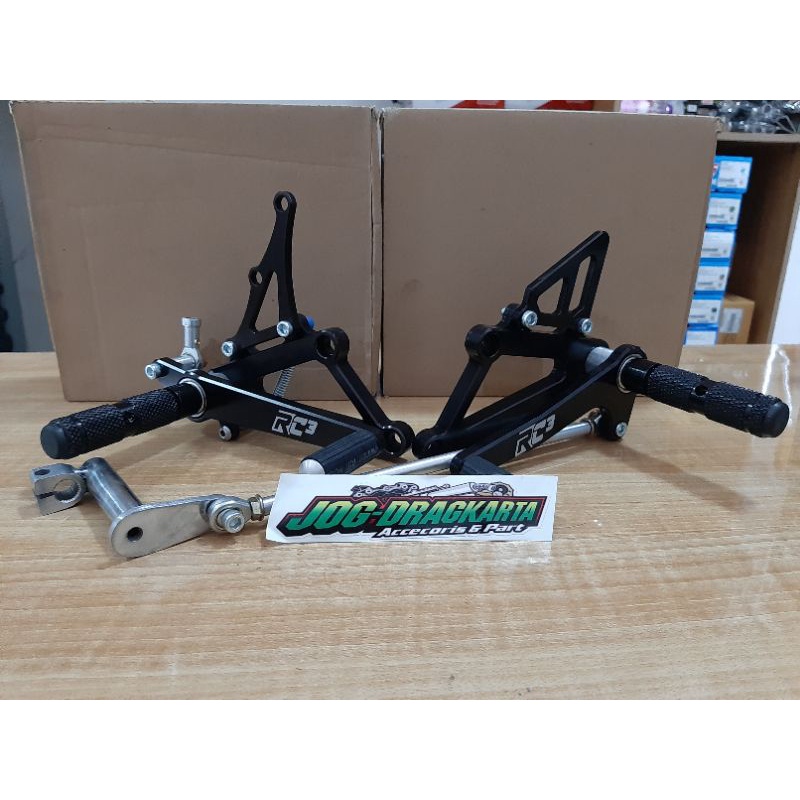 Jual UB UNDERBONE STEP DEPAN RC3 RACING NEW MODEL WARNA BLACK HITAM ...