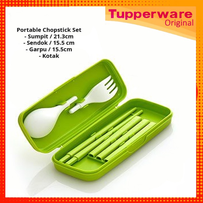 Jual Tupperware Portable Chopstick - Sendok Garpu dan Sumpit | Shopee ...