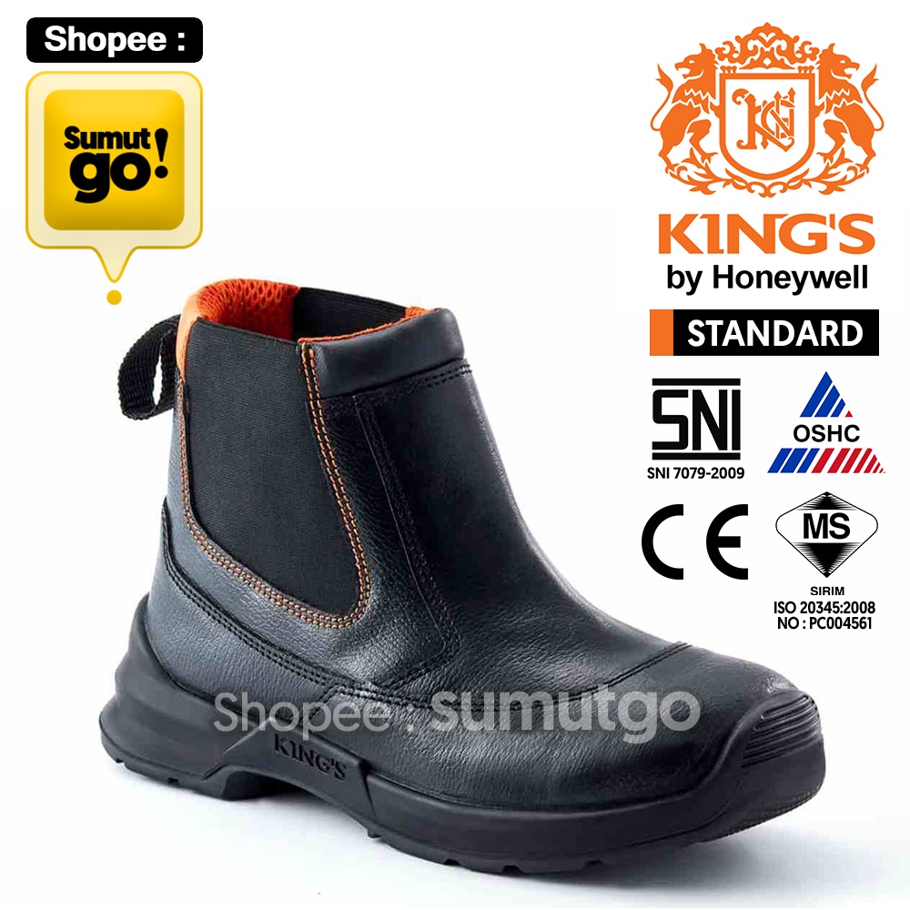Jual KINGS by Honeywell KWD 106 X Original / Sepatu Pendek Hitam ...