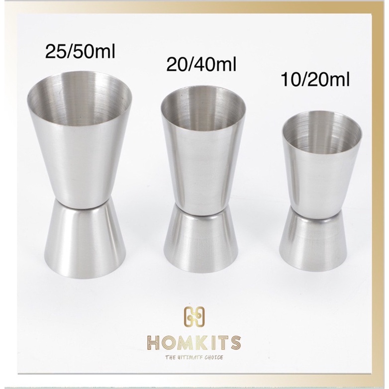 Jual Hks H031 Jigger Stainless Measure 1530ml 2040ml 2550ml Cc Measuring Cup Gelas Ukur Gelas 4052