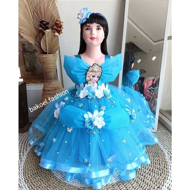 Dress hotsell frozen anak