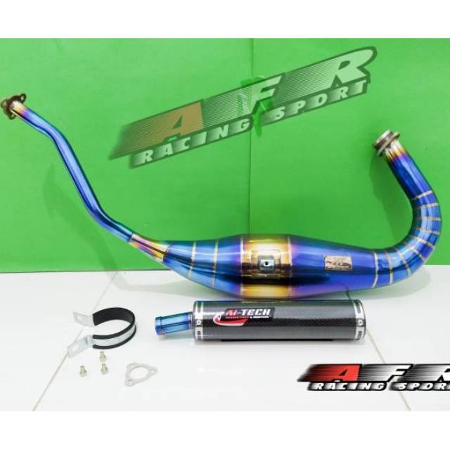 Jual Knalpot Ninja R RR Aitech Ai-Tech Cobra Bluemoon | Shopee Indonesia