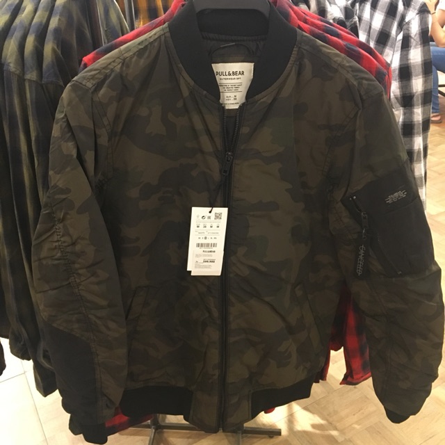 Pull and bear hot sale army jacket