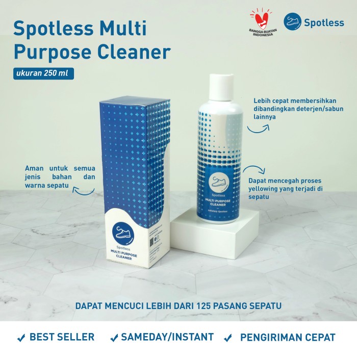 Jual Sepatu-Perawatan- Spotless Shoe Cleaner 250 Ml (Multi Purpose Cleaner  ) -Perawatan-Sepatu.