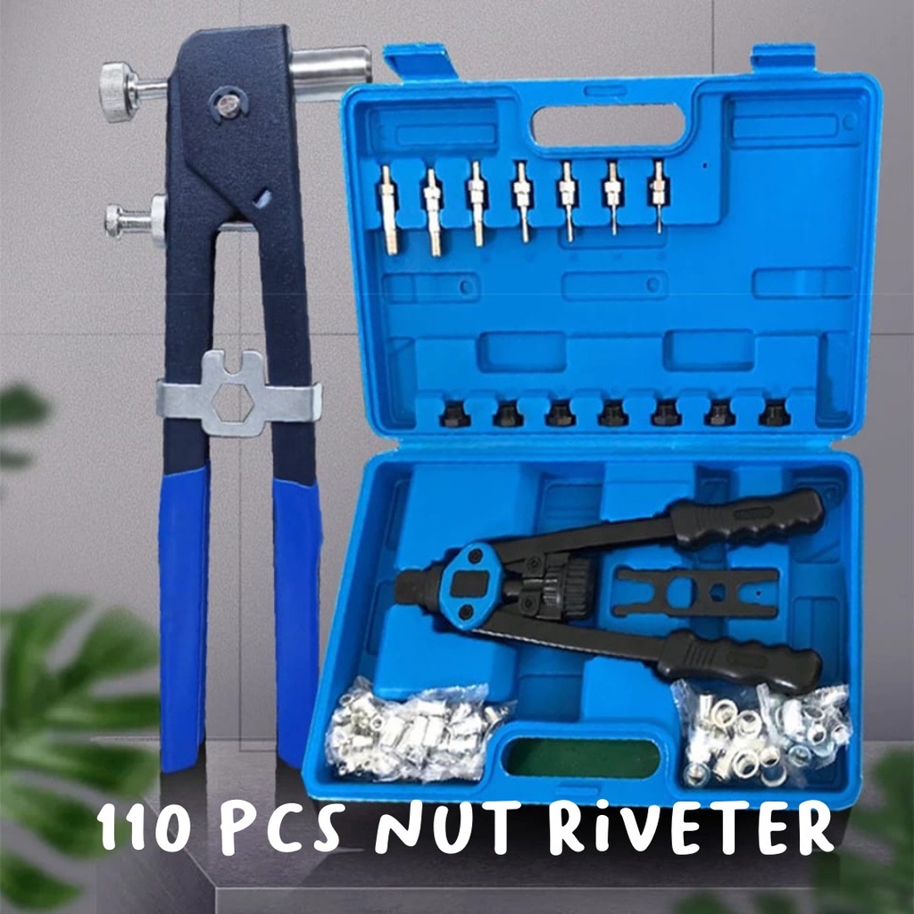 Jual riveter nuts guns with nuts 110 pcs | Shopee Indonesia