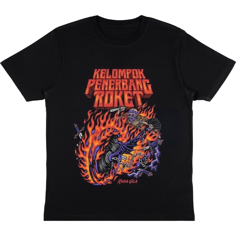 Jual KAOS KELOMPOK PENERBANG ROKET - RODA GILA | T-SHIRT KPR ARTWORK ...