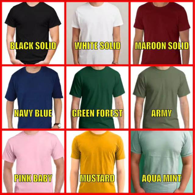 Jual Kaos Polos Murah Solo | Shopee Indonesia