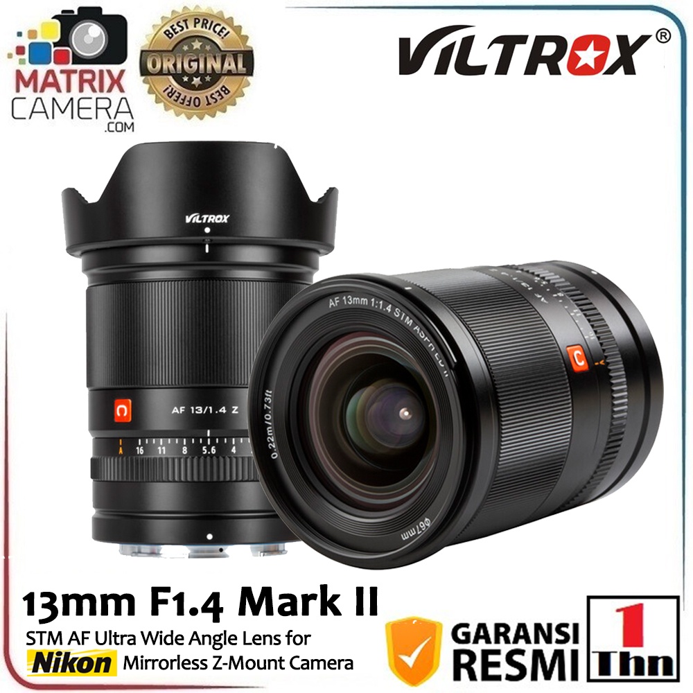 Jual Viltrox AF 13mm F/1.4 XF Lens For Nikon Z Mount Mirorrless Camera ...