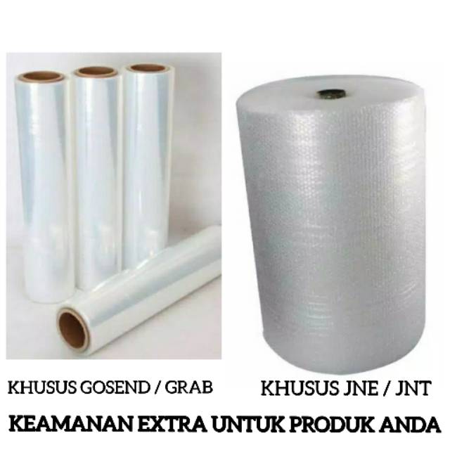 Jual Bubble Wrap JNE JNT / Plastic Wrapping GOSEND GRAB ( Tambahan