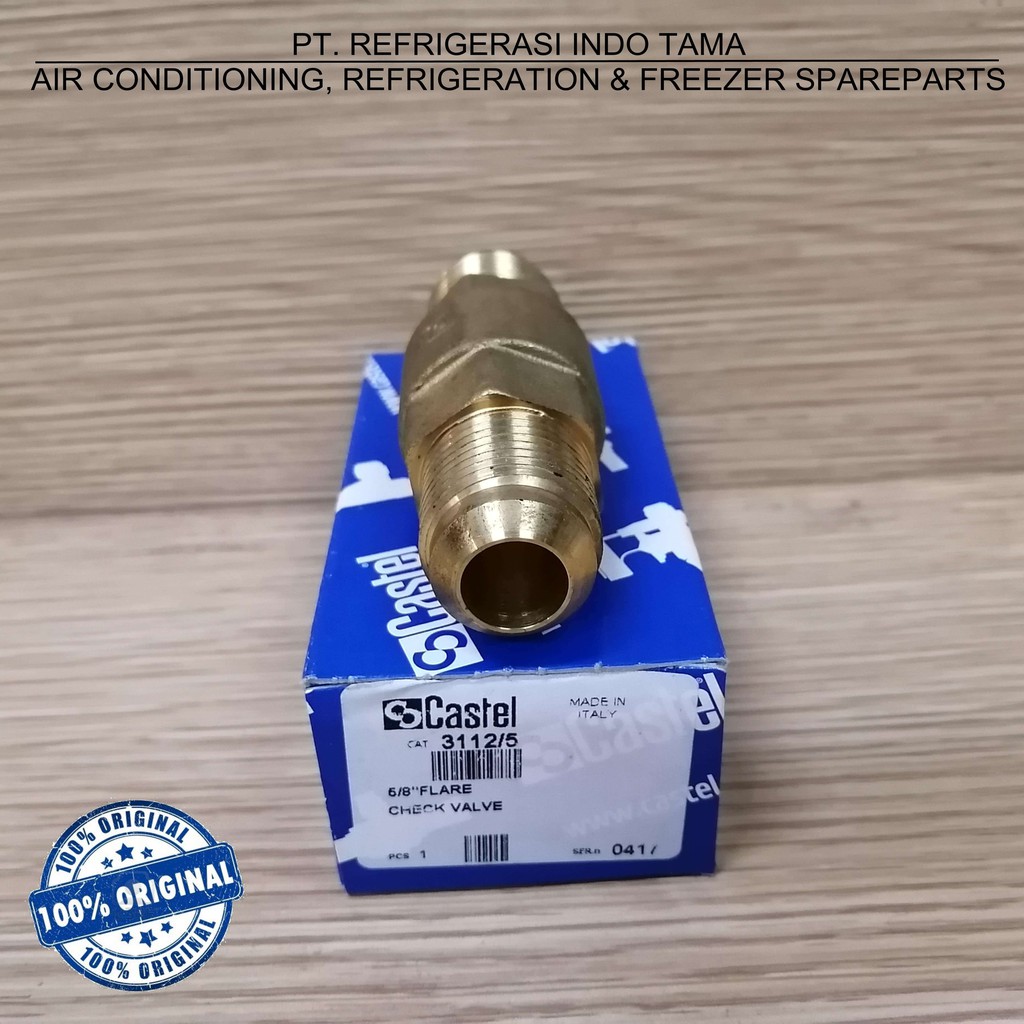 Jual CHECK VALVE CASTEL 5/8