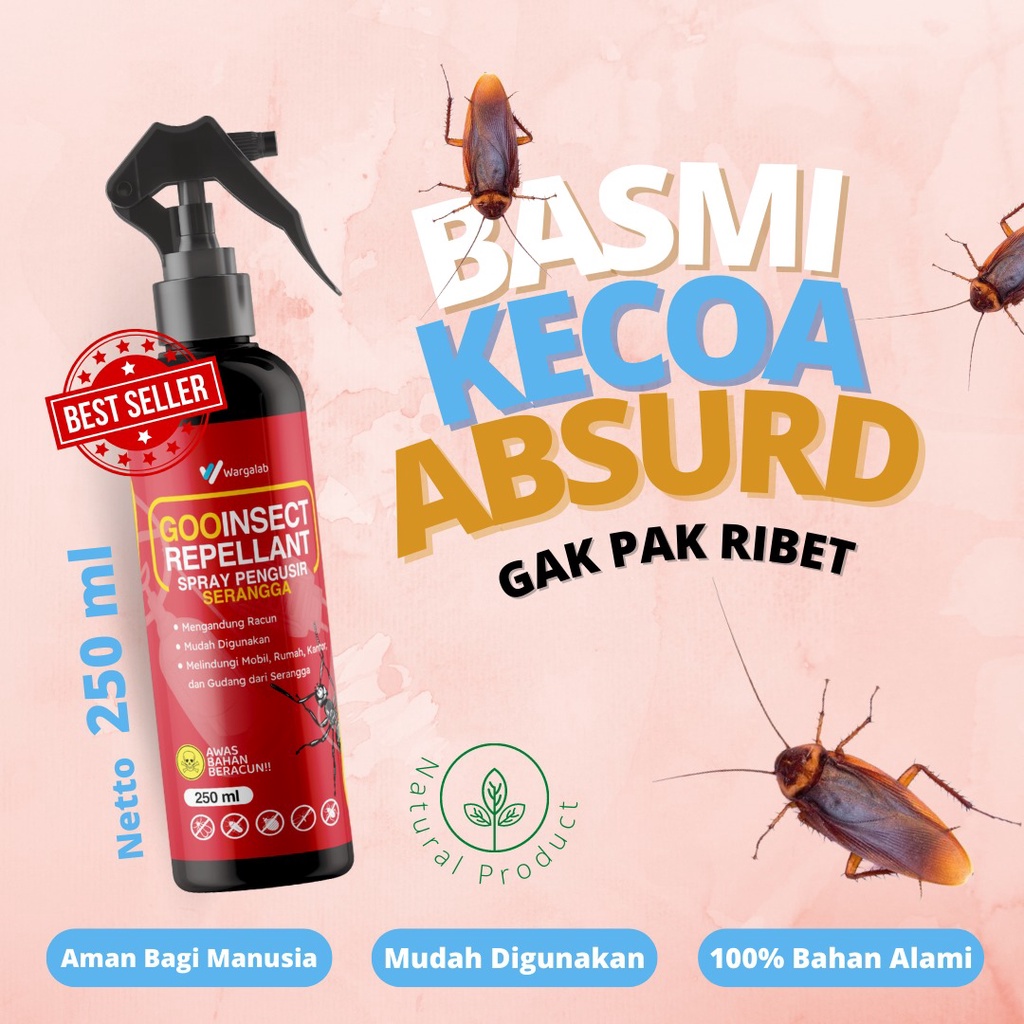 Jual Spray Pembasmi Kecoa Cairan Anti Serangga Pengusir Kecoa Obat