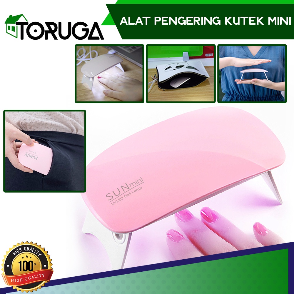 Jual UV LED NAIL DRYER MINI LAMP Portabel MESIN PENGERING KUTEK KUKU ...