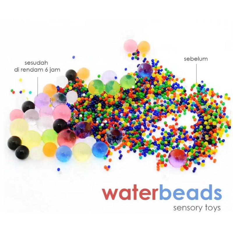 Jual WATER BEADS Mainan Rendaman Bola dan Animal Waterbread Hydrogel ...