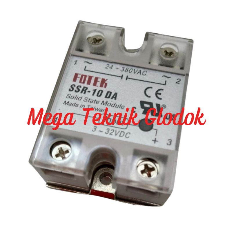 Jual Fotek SSR-10DA SSR10DA SSR 10 DA SSR10 Relay | Shopee Indonesia