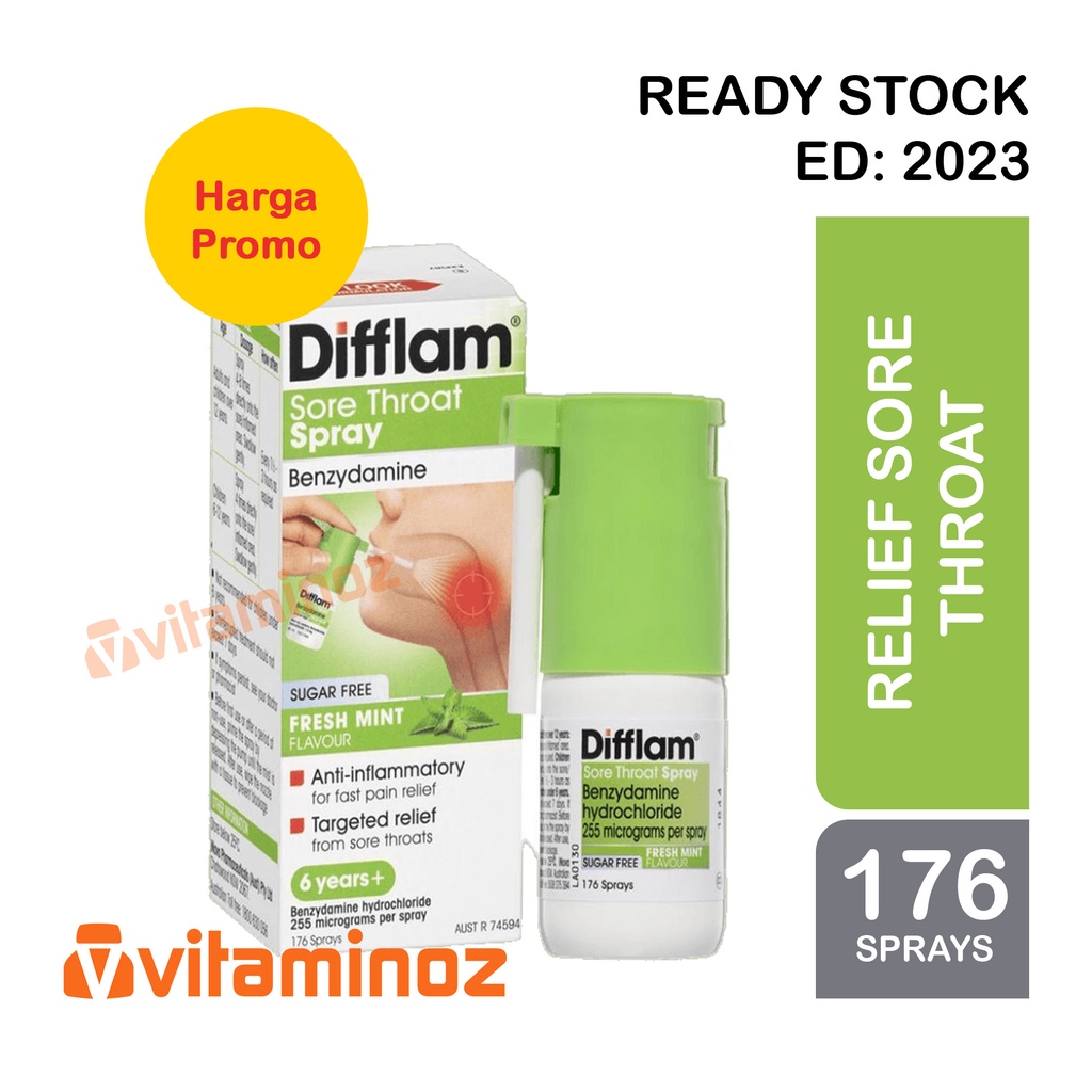 Jual Difflam Sore Throat Spray 30 ml - Anak 6 th Gatel2 Sakit ...